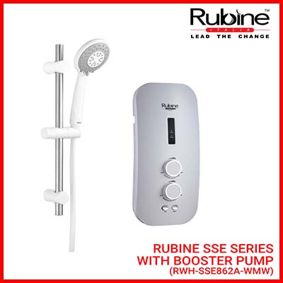 Rubine Water Heater with Pump RWH-SSE862A-WMW