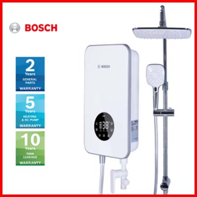 BOSCH Electric Water Heater Series 8000S with Rain Shower