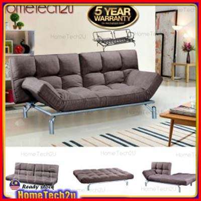 CLO Creative Modern 3 Seater Fabric Sofa Bed