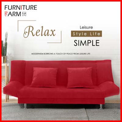 F&F IRIS 2-in-1 Foldable Sofa Bed