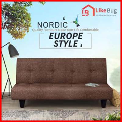LIKE BUG OLLY 2 in 1 Foldable Sofa Bed