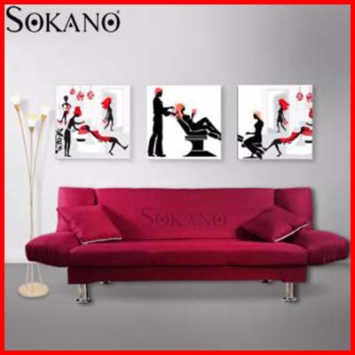 SOKANO SF004 Premium 2 or 3 Seaters Foldable Sofa Bed