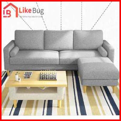 LikeBug Braga 3-Seater L shaped Sofa