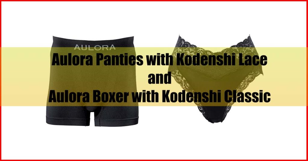 Aulora Panties with Kodenshi Lace and Aulora Boxer with Kodenshi Classic