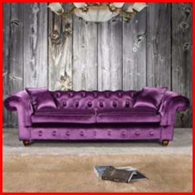 JYC Concept PAGINI 3-Seater Chesterfield Sofa