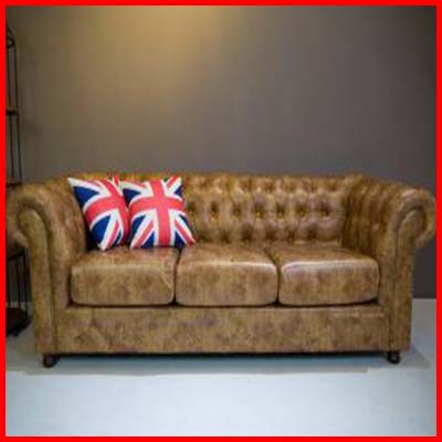 HADES 3-Seater Chesterfield Sofa