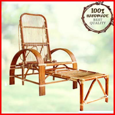 Every1 RC380 Handmade Rattan Foldable Lazy Chair With Foot Rest