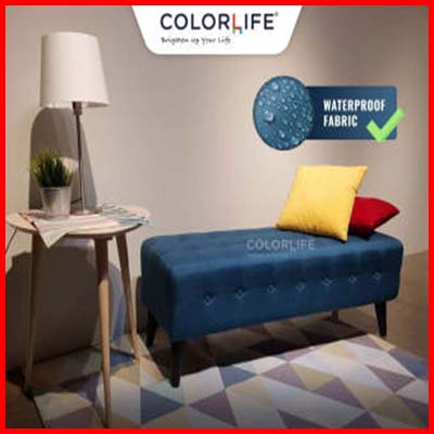 Color Life Hollywood Fabric Bench Chair