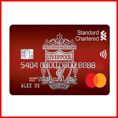 Standard Chartered Liverpool FC Cashback Credit Card Malaysia