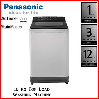 Panasonic 10KG Top Load Washing Machine NA-F100A6HRT