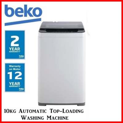 Beko 10KG Automatic Top-Loading Washing Machine BTU1008W