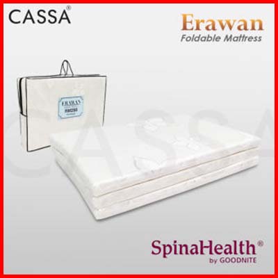 Cassa Goodnite SpinaHealth Single Foldable Rebonded Foam Mattress