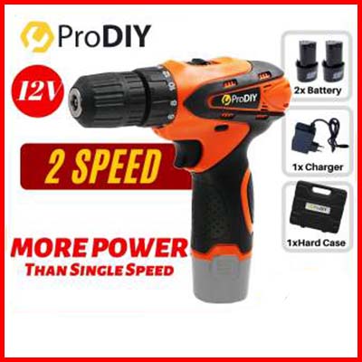 ProDIY PRO-22Li 12V 2 Speeds Cordless Drill