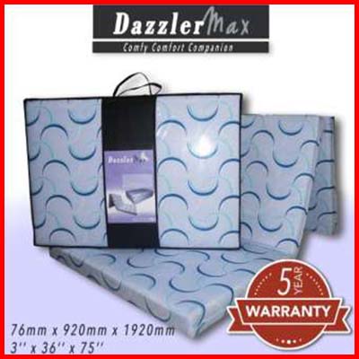 Dazzler Max Three Fold High-Grade Synthetic Rebond Mattress