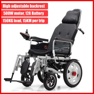 NaVa Premium 500W High Back Reclining Electric Wheelchair