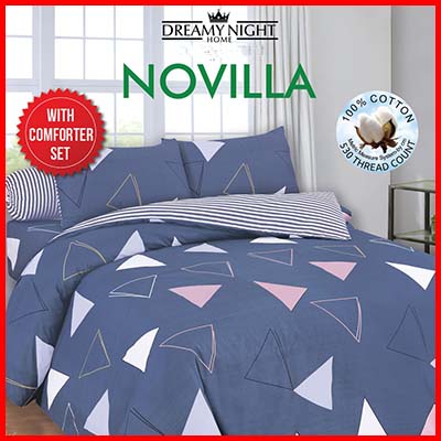 Dreamynight Bedsheets - Novilla Fitted Set Bedsheet