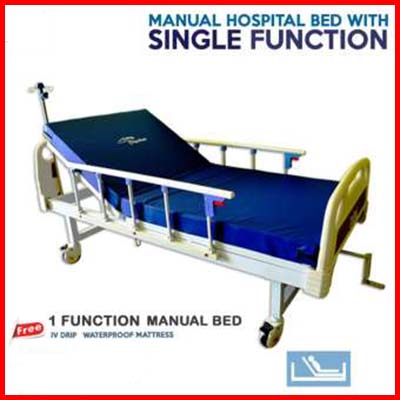 EQUMED Single Function Manual Hospital Bed