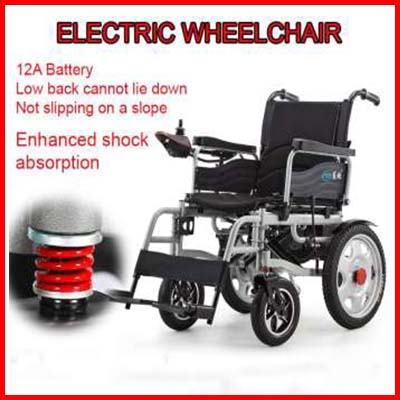 TabTab PRIMIUM Electric Foldable Wheelchair with Liftable Armrest