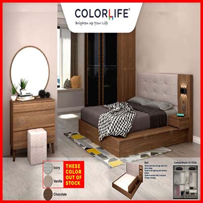 Color Life CL201 Bedroom Set - 3 IN 1 Special Value Set