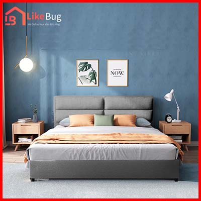 LIKEBUG Dowling Divan Queen Size Bed Frame