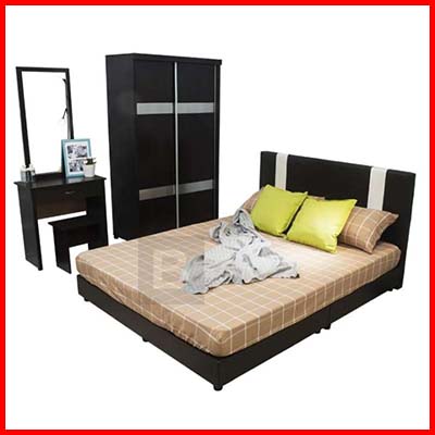 BAHAGIA Nilofa Bedroom Set with Mattress