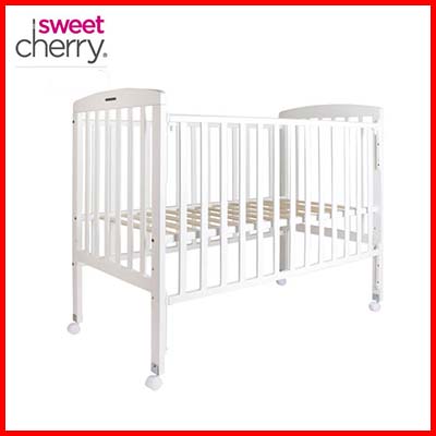 Sweet Cherry Baby Cribs with 3 Heights Adjustable Layer