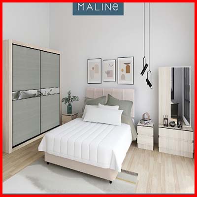 MALINE Bella Bedroom Sets White Wash