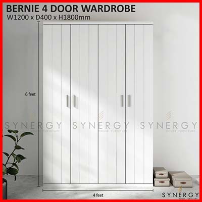 Synergy House Bernie Series Four Door Wardrobe