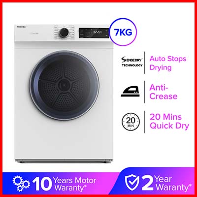 Toshiba 7KG SenseDry Tumble Dryer Machine TD-H80SEM