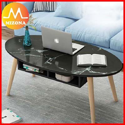 MIZONA Premium Quality Modern Wooden Coffee Table
