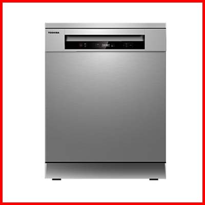 TOSHIBA Free Standing Dishwasher Machine 14 Place Setting [DW-14F1(S)-MY]