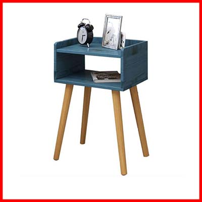 Modern Bedside Table with Storage Compartment