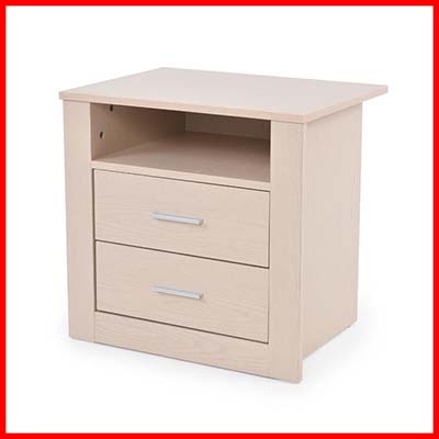 Bondi Bedside Table with 2 drawers by Como Home