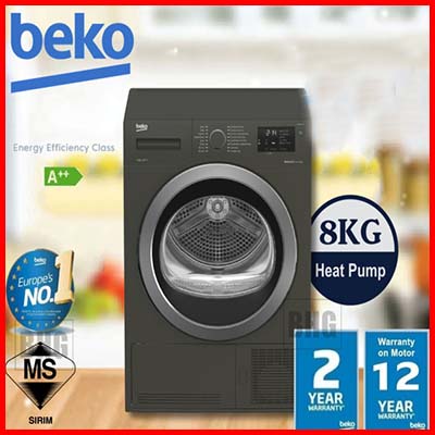 Beko 8KG Heat Pump Tumble Dryer with EcoGentle DS8433RX1M