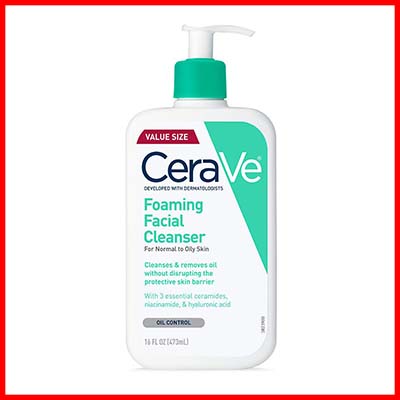 CeraVe Foaming Facial Cleanser 16 oz Normal to Oily Skin 473ml