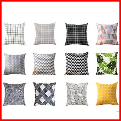 Cushion Cover Nordic Style Linen Pillowcase for Home Decor