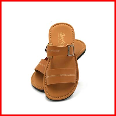 Garfield (20-23.0cm) Children Sandal (Brown Buckle PVC Boy Shoe)