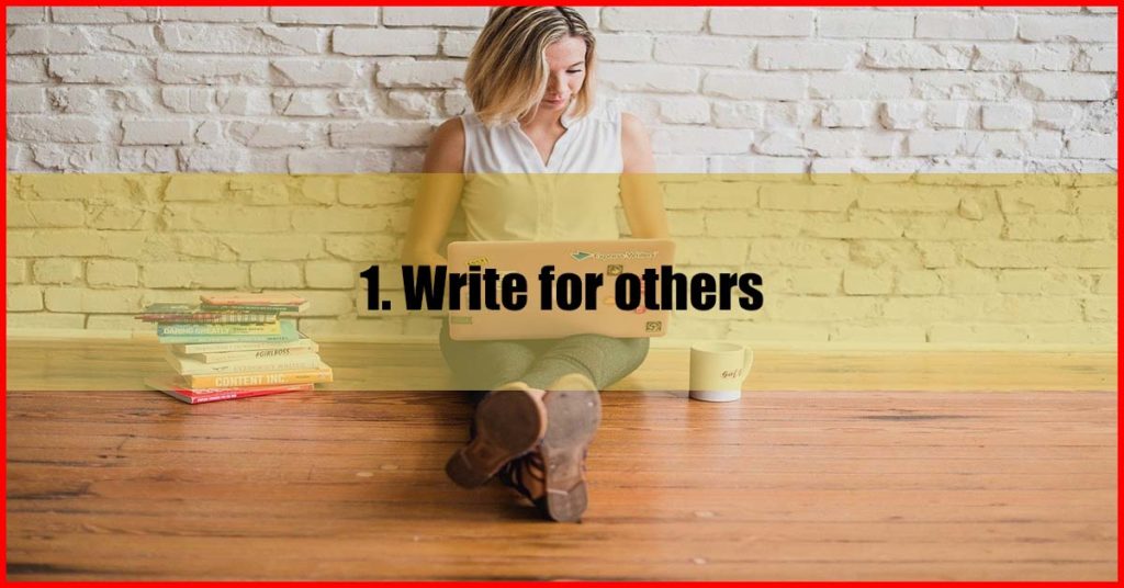 Write for others
