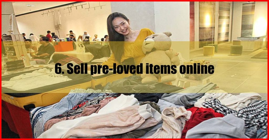 Sell pre-loved items online