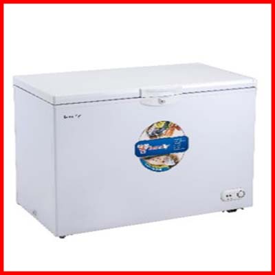 Butterfly 303L Chest Freezer Refrigerator with Built in Sliding Glass Door