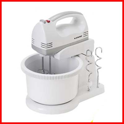 Khind 2L Stand Mixer with 5 Speed and 2 in 1 Hand Mixer