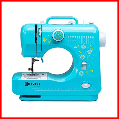 OSMO Portable Handheld Sewing Machine with Dual Speed and 12 Stitch Patterns