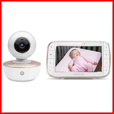 Motorola MBP855 CONNECT 5-inch Portable Video Baby Monitor with Wi-Fi