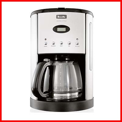 BREVILLE BCM600 COFFEE MACHINE AROMA STYLE 12CUPS SS