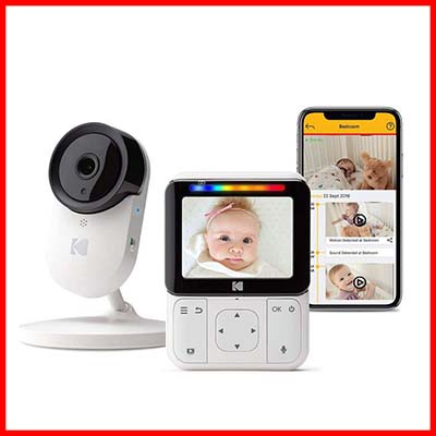 Kodak CHERISH C220 Smart Video Baby Monitor 2.8 inch HD Screen Mobile App