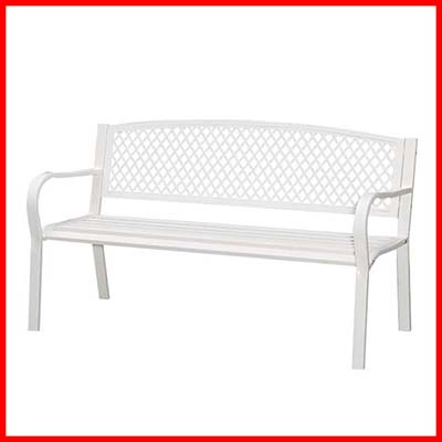 Recafi Furniture Metal Outdoor Bench Chair