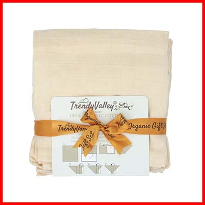 Trendyvalley Premium Organic Cotton Baby Napkins