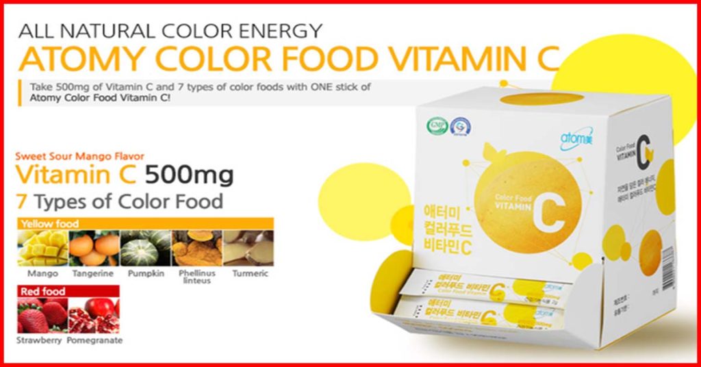 7 Types of Color Food in Atomy Color Food Vitamin C