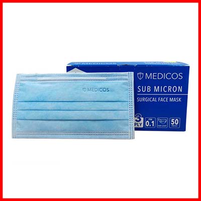 MEDICOS Medicos 3Ply Surg Facemask 50s
