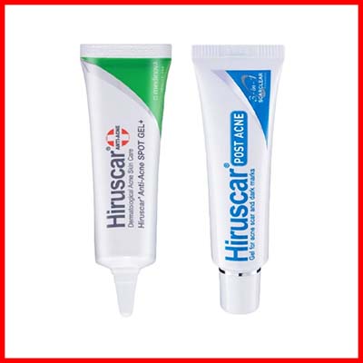 Hiruscar Anti-Acne Spot Gel + 10g & Post Acne Gel 10g